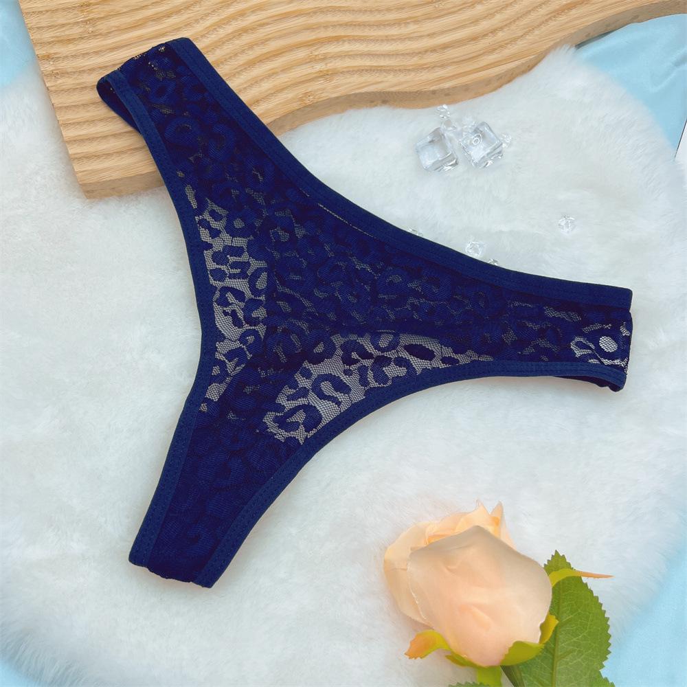 Ultra-Thin Leopard Print Lace Thong: Sexy, Comfortable & Hip-Lifting