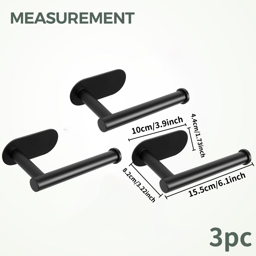 Adhesive Toilet Paper Holder Kitchen Roll Towel Rack Napkin Dispenser Absorbent Stand Tissue Hanger Bathroom Accessories