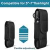Flashlight Cover Case Flashlight Pouch LED Torch Cover LED Torch Nylon Protective Cover for Hunting Camping Outdoor Hiking