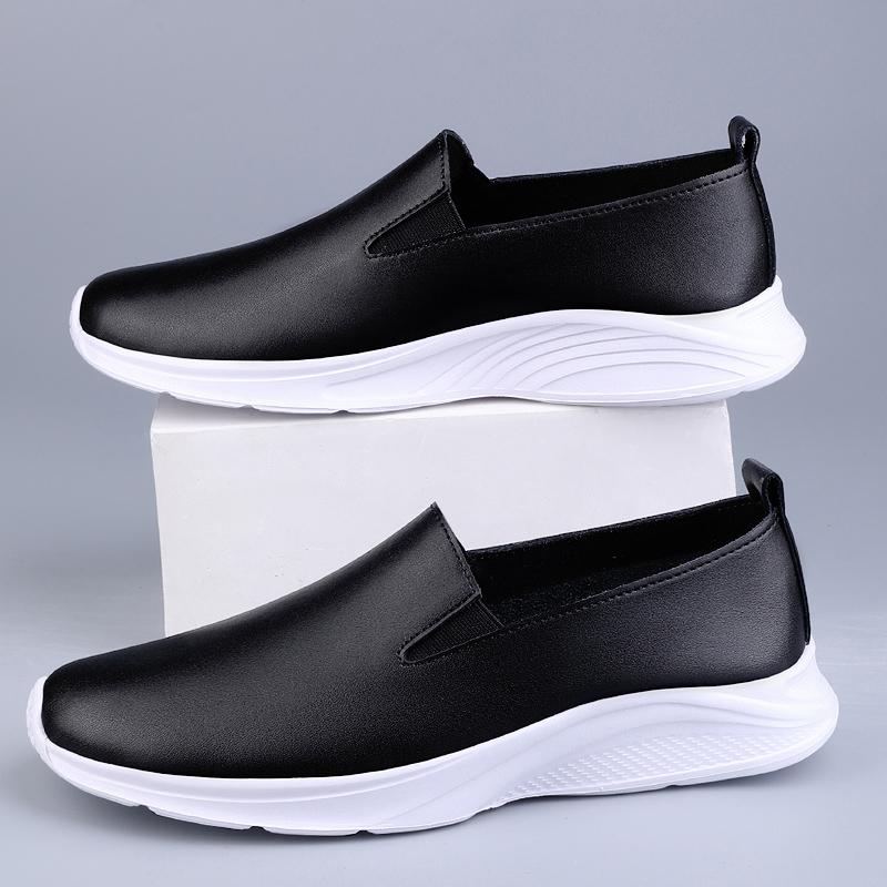 Simple Comfy Mens Loafers Real Leather Casual Shoes Fashion Men Boat Shoes Fashion Brand — фото 6