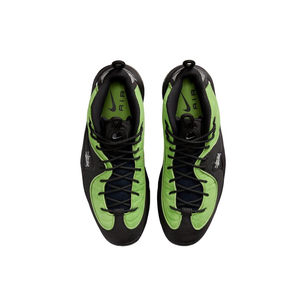 Stussy x Nike Air Penny 2 Vivid Green Unisex-Sneaker Schwarz DX6933-300