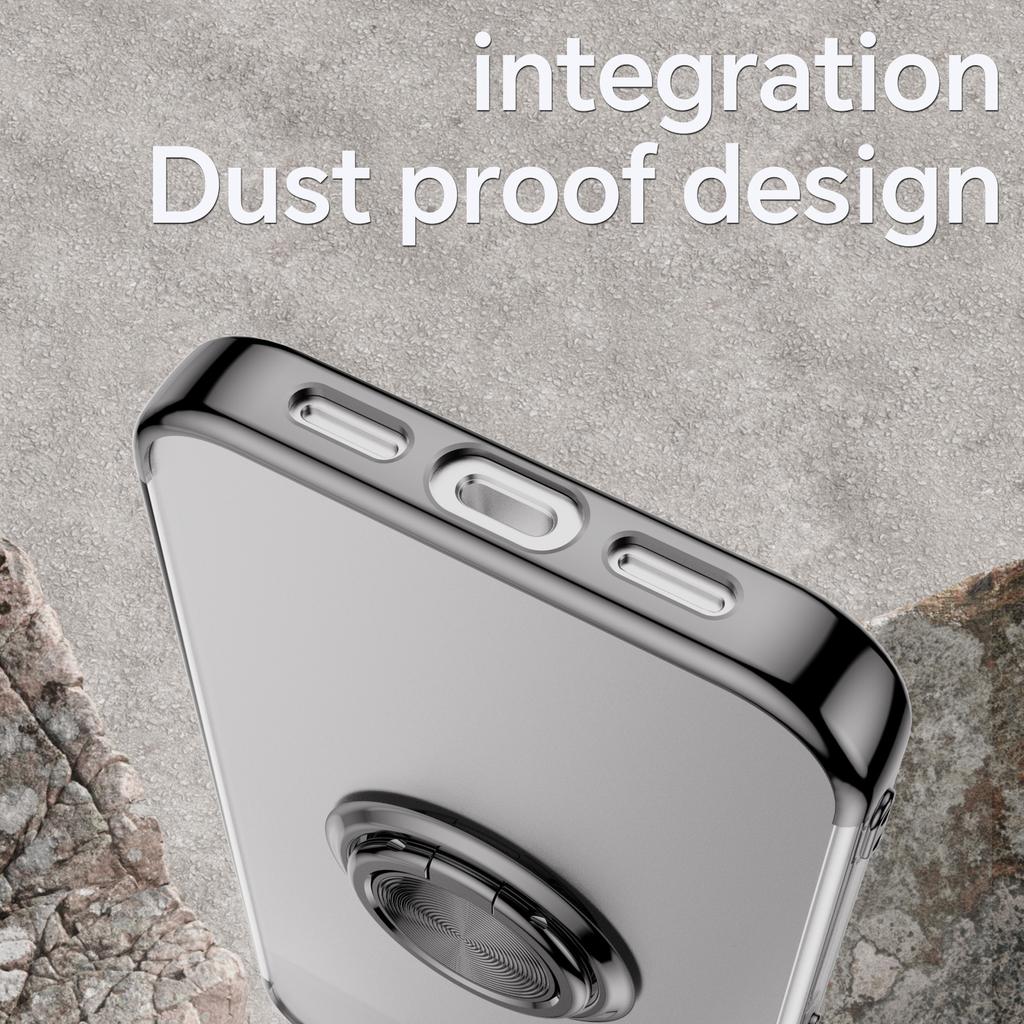 Electroplated Transparent Magnetic Ring Stand Case for For Google Pixel 7 8 9 10 Pro XL 10A 9A 8A 7A 6A Shockproof Holder Cover