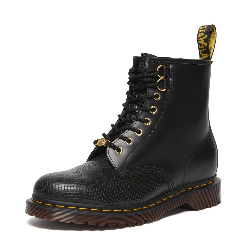 Dr. Martens 1460 Leather Snake Year Limited Edition Fashionable Versatile Eight-Hole Mid-Calf Boots Unisex Boots Black 41017001