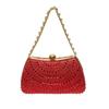 Handbag with Chain Strap - Elegant Handbag for Evening Events - Lady-like Light Luxury Crossbody Bag