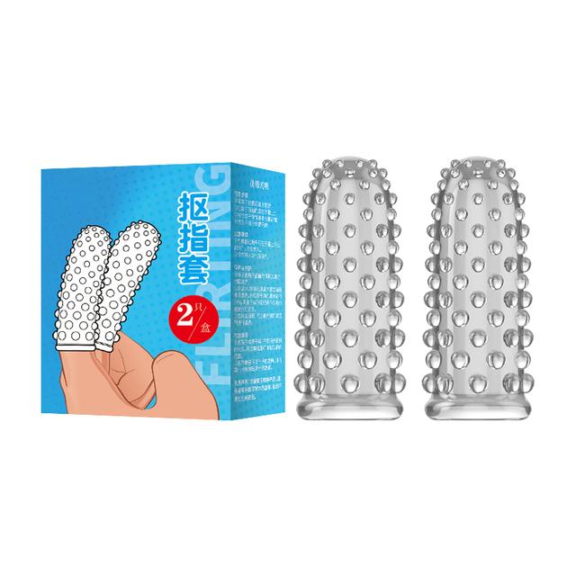 Sex Toys Silicone Finger Sleeve Vibrator G Spot Massage Vagina Strapon Clitoris Stimulator For Women Adults Female Masturbation