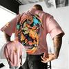 Pok é mon Anime Printed T-shirt Outdoor Training Fitness Men's Sportswear
