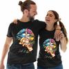 Whisper Words Of Wisdom Let Peace Signal Dripping Lips Unisex 100% Cotton T-shirt Mens Tees Top Top #E