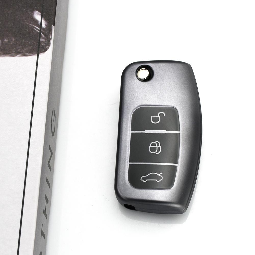 

Keyless For Ford Fusion Fiesta Mk7 Cowgar Mondeo 2 Mustang Mach Focus Mk2 C Max S-Max Ecosport Car Key Case Cover Key Holder