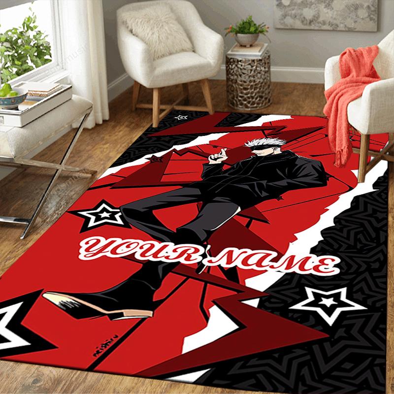 Custom 1Pc Powerful Anime Characters Rug Office Carpet Indoor Outdoor Entrance Doormat Nonslip Soft And Comfortable Living Room D2915154