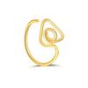 Winding Special-Shaped Nose Ring Music Note Love Shape Design Gold Special-Shaped Niche Nose Ring Ear Cartilage Clip