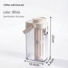 Portable Cold Brew Coffee & Tea Pitcher - Large Capacity Refrigerator-Ready