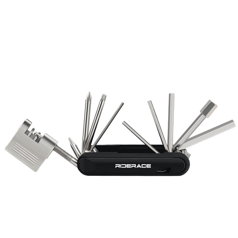 12 In 1 Bicycle Repair Tool Chain Splitter Cutter Hex Spoke Wrench Tyre Lever Portable Bike Wrench Screwdriver Repair Multitool