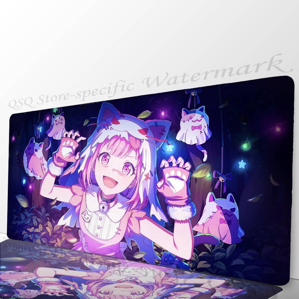 Anime Otori E-Emu Mousepad Non-slip Suitable For Office Computers Laptops E-sports Game Desk Mats XXL Keyboard