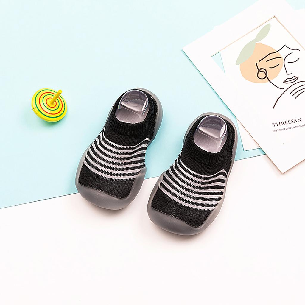Baby Short Tube Soft Bottom Non- Breathable Indoor Floor Socks And Shoes