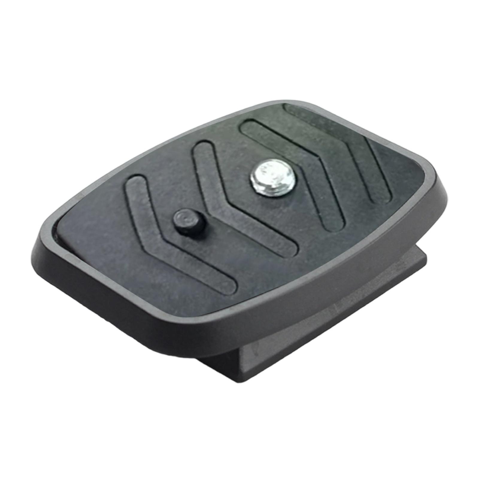 

Quick Detach Plate For Tripods Engineered Plastic Construction Lightweight Reliable Stability For Outdoor Photography сірий колір