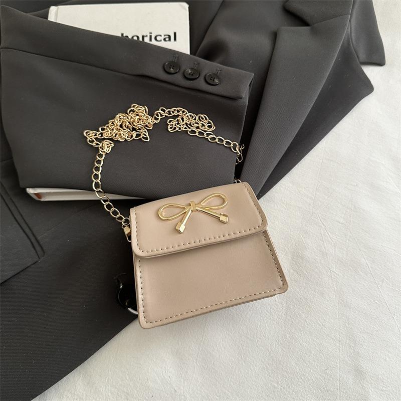 Simple Bow Saddle Bag Women's New Spring and Summer Temperament Shoulder Bag Personalized Fashion Shoulder Messenger Bag