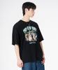 MOZMOZ Rockmongi Oversized Short Sleeve T-Shirt Black