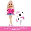 Barbie Dream Besties Doll and Posable Fashion Doll with Wavy Blonde 11 Makeup and Hair Themed Pieces Accessories, Malibu” Hair,