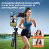 Auto Face Tracking Tripod 360° Rotation with Stand 70.9" Ai Motion Tracking Tripod Motion Sensor Phone Tripod Stand Selfie Stick Rotation Tripod W