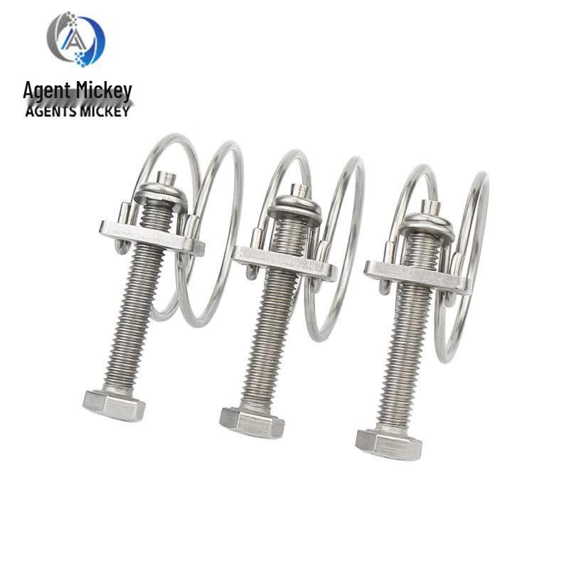 Mickey Agent 304 Stainless Steel Double Wire Fire Hose Clamps