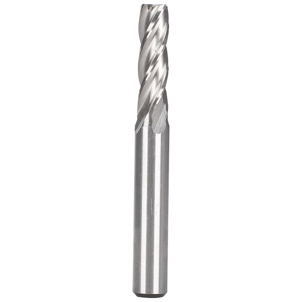End Mill 4 Flutes FlatBottom Super Hard Steel Full Ground Central Vertical Cutter 7mm
