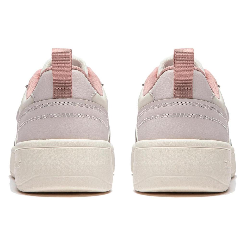 Li Ning Sycee V2 Slip Resistant Cushioning Abrasion Resistant Low Top Skateboard Shoes Women's White Pink AGCU248-3