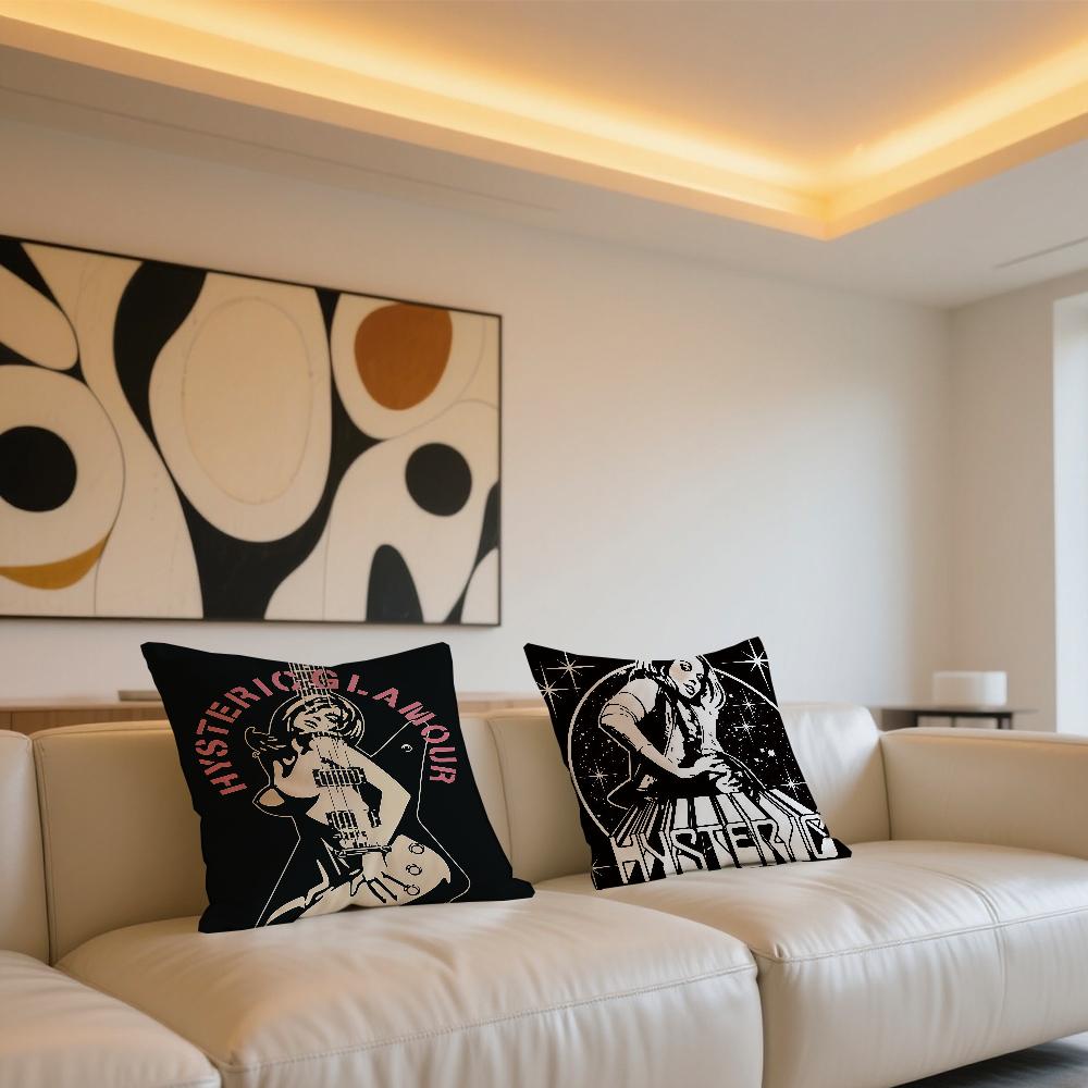 Módní H-Hysteric G-Glamour povlak na polštář Pro pohovku, auto, kancelář, kavárnu Měkký a pohodlný Oboustranný potisk Povlak na polštář