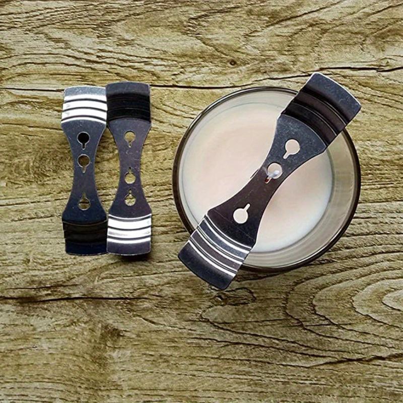 2 Stück Kerzen Docht Zentrierer, 3-Loch Kerzendocht Halter für DIY Kerzenherstellung