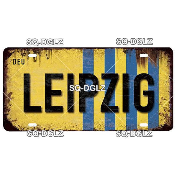 [SQ-DGLZ]Germany City License Plate Metal Sign Vintage Plaque Tin Sign Wall Decor Bar Decor BERLIN Team Flag Poster