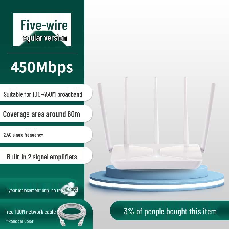 2025 Dual-Band Gigabit WiFi6 High-Power Router: 5G, 1700M, Wall-Penetrating, High-Speed Wireless for Smart Homes