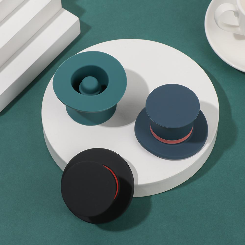 Silicone Bottle Storage Cap Vacuum Sealed Wine Cork Creative Sealer Plug  Champagne Whiskey