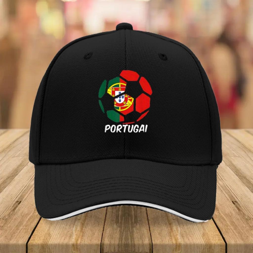 Portugal Soccer Football Fan Baseball Cap Adult Breathable Adjustable Casual Summer Hat