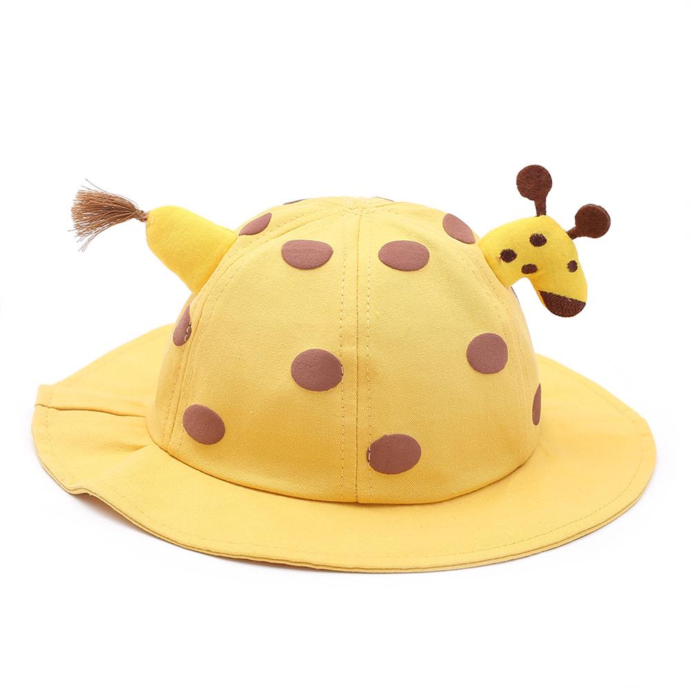 Hat Cotton Multicolor Cartoon Dot Pattern Outdoor Sunscreen Fisherman Hat