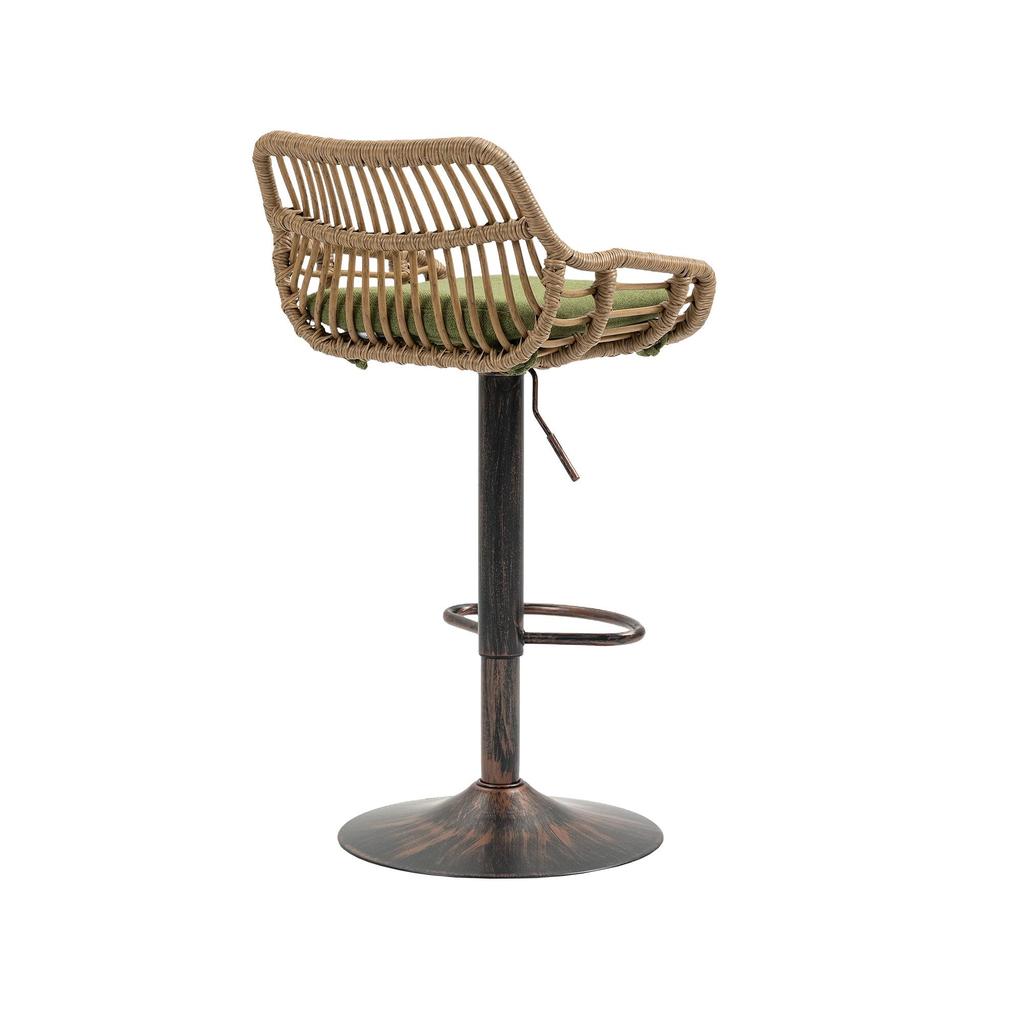 The Modern Bar Stool Set Consists of Two Adjustable Footstools, Suitable for Kitchens and Dining Rooms