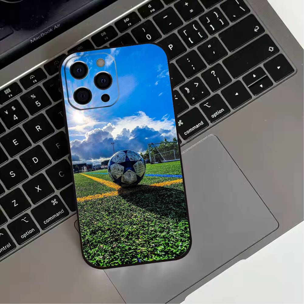 

Cool F-Football photo Phone Case For iPhone 17,16,15,14,13,12,11 Plus,Pro Max,XS,Soft Silicone Black Cover iPhone17air