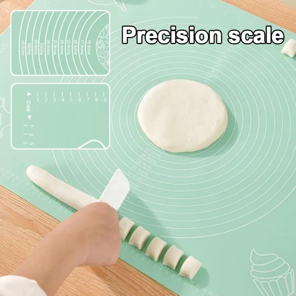 New Silicone Rolling Mat Non-Stick Non-slip Baking Mat Thickened Kneading Dough Mat