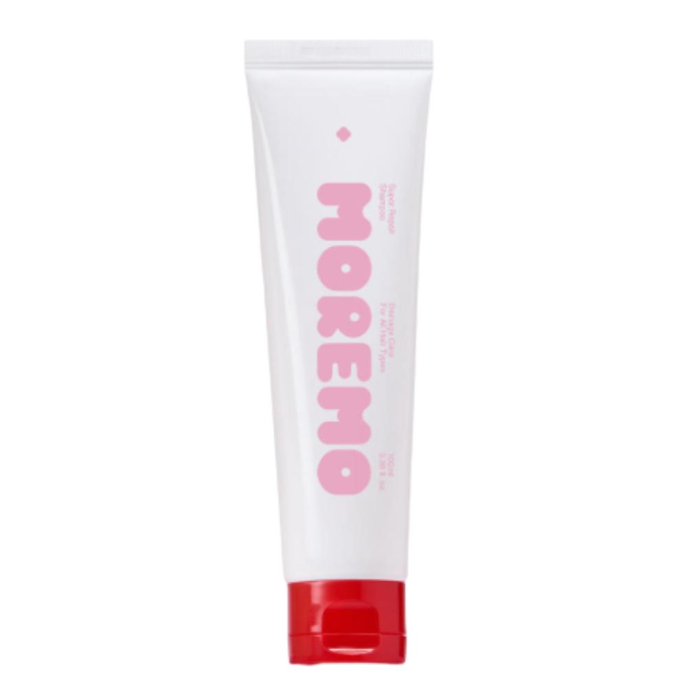 

MOREMO Шампунь Super Repair з кератином та білками, живильний, без силіконів, дорожній формат 100 мл