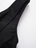 Women's Swimsuit Black One-piece Hollow Sexy One Shoulder Swimsuit Bikini Beachwear