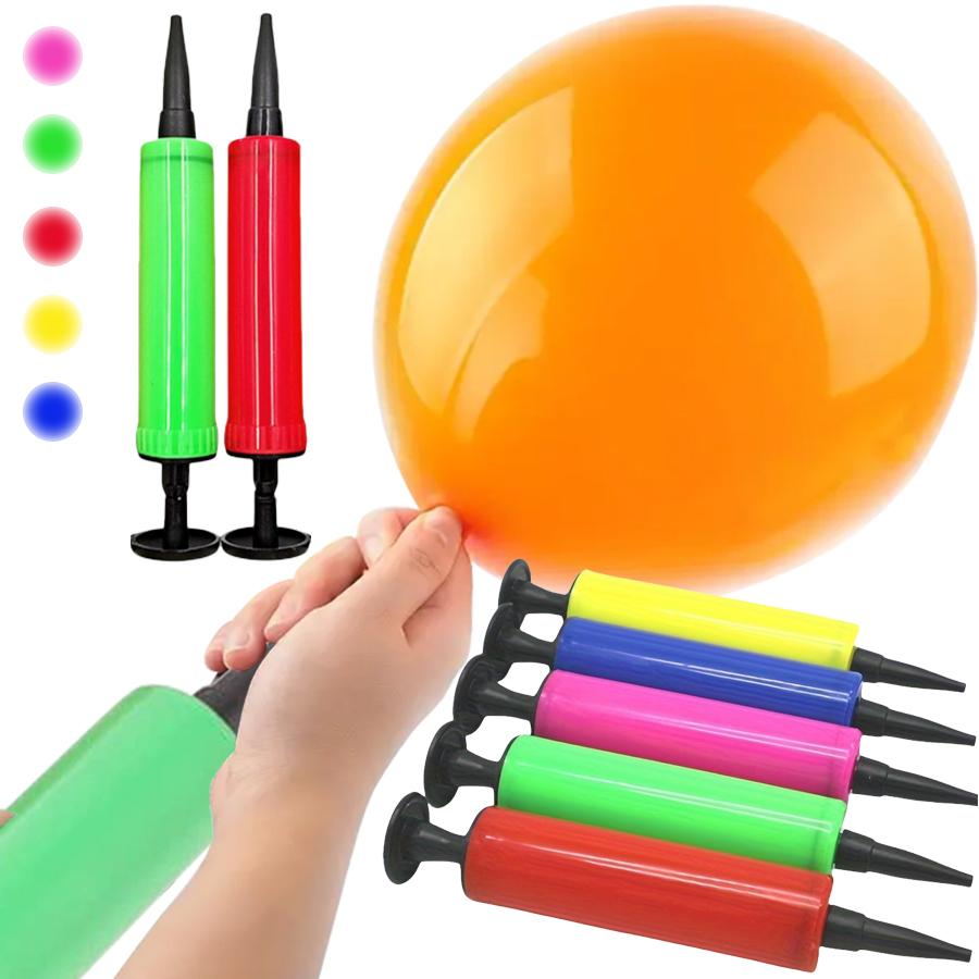 4/8pcs 17.5cm Manual Mini Plastic Balloon Pump for Various Inflatable Balloon Holiday Party Balloons Inflation Accessories