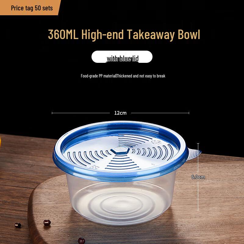 Disposable Round Meal Containers