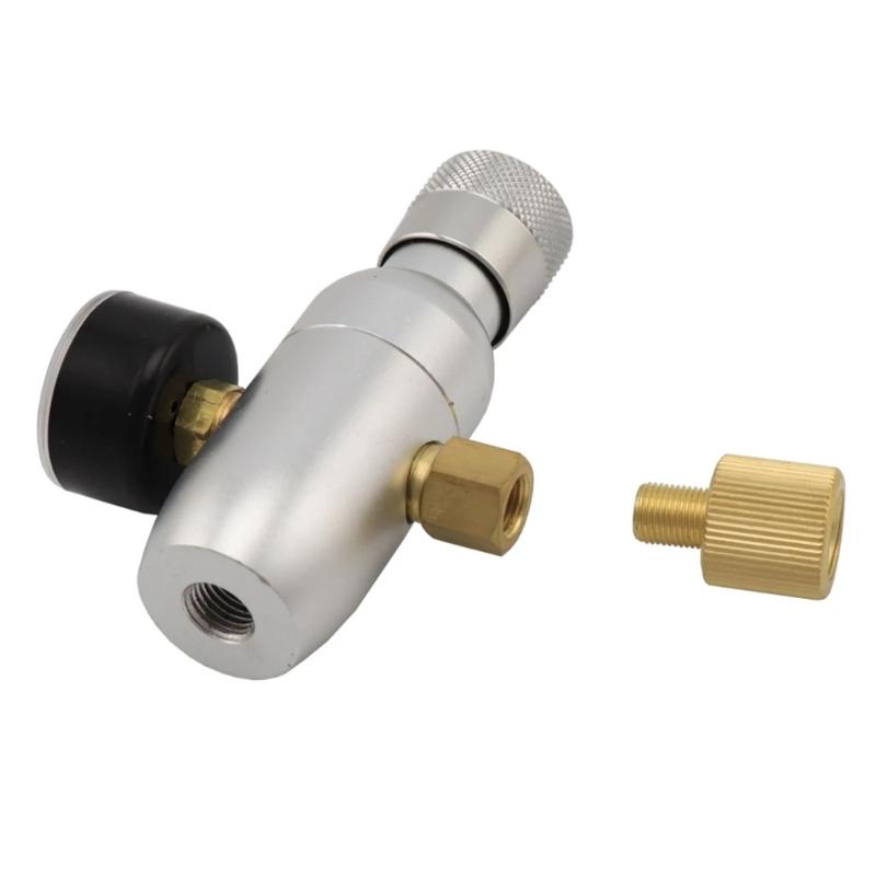 Multifuntional CO2 Regulator 0-60PSI Small Gas Regulator Suitable for Home Brew Enthusiasts and Sodas Water Lovers