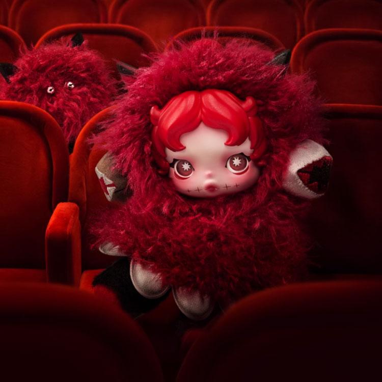 New POP MART Skullpanda Insomnia Theater Collection, Plush Doll Charm Mystery Boxes Single Blind Box/whole Box 9 Pcs PPMT-2509-0018