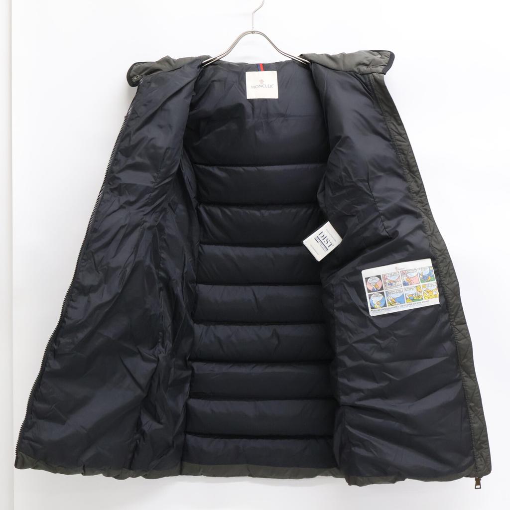 MONCLER BETULONG Hoodie Down coat 1 khakiUsed
