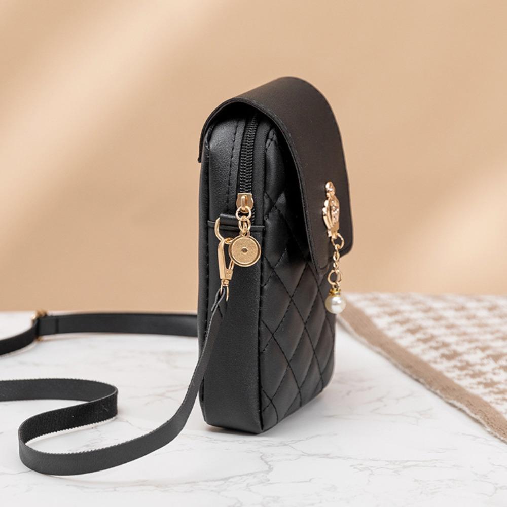 PU Leather Crossbody Phone Purse Single Shoulder Ladies Crossbody Bag Women Mini Bag  Ladies