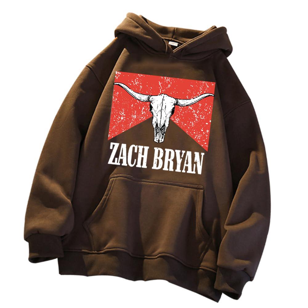 Zach Bryan Merch Print Loog Sleeve Men Women Coat Hoodie