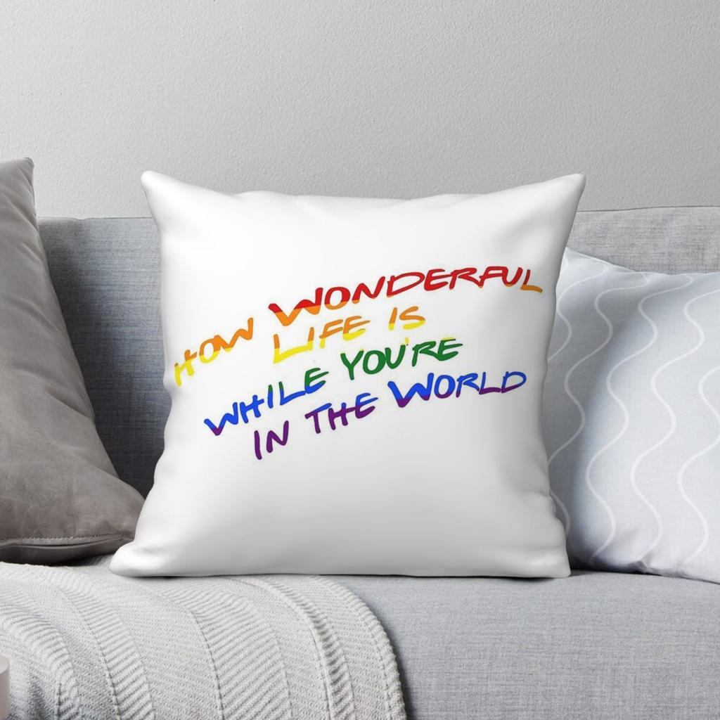 Elton John Your Song Pillowcase Polyester Linen Velvet Pattern Zip Decor Pillow Case Bed Cushion Cover