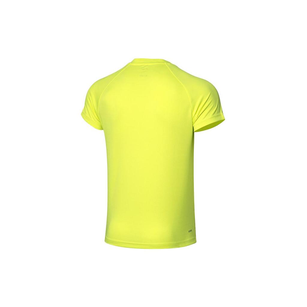 Li Ning T Shirt Men's Fluorescent Bright Green AAYQ081-3