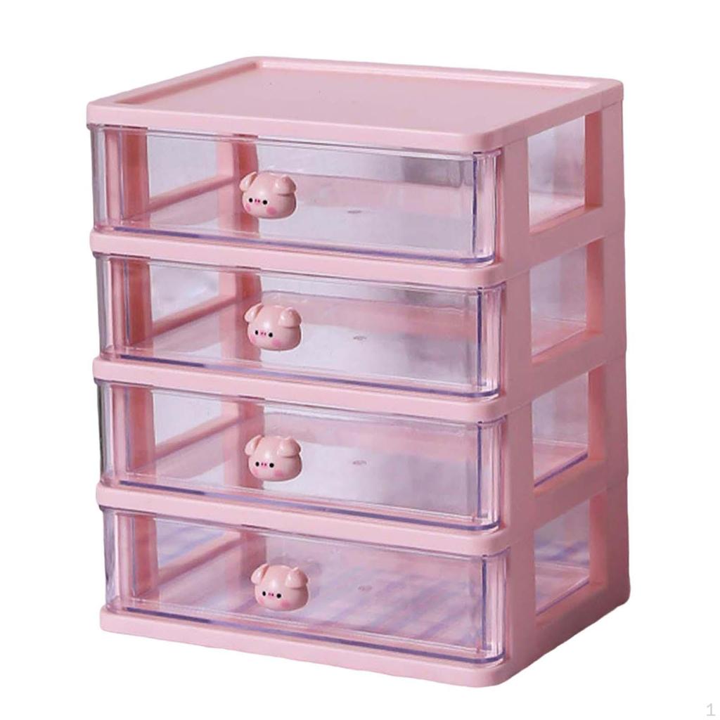 Compact Desk Drawer Organizer for Efficient Makeup Storage and Organization