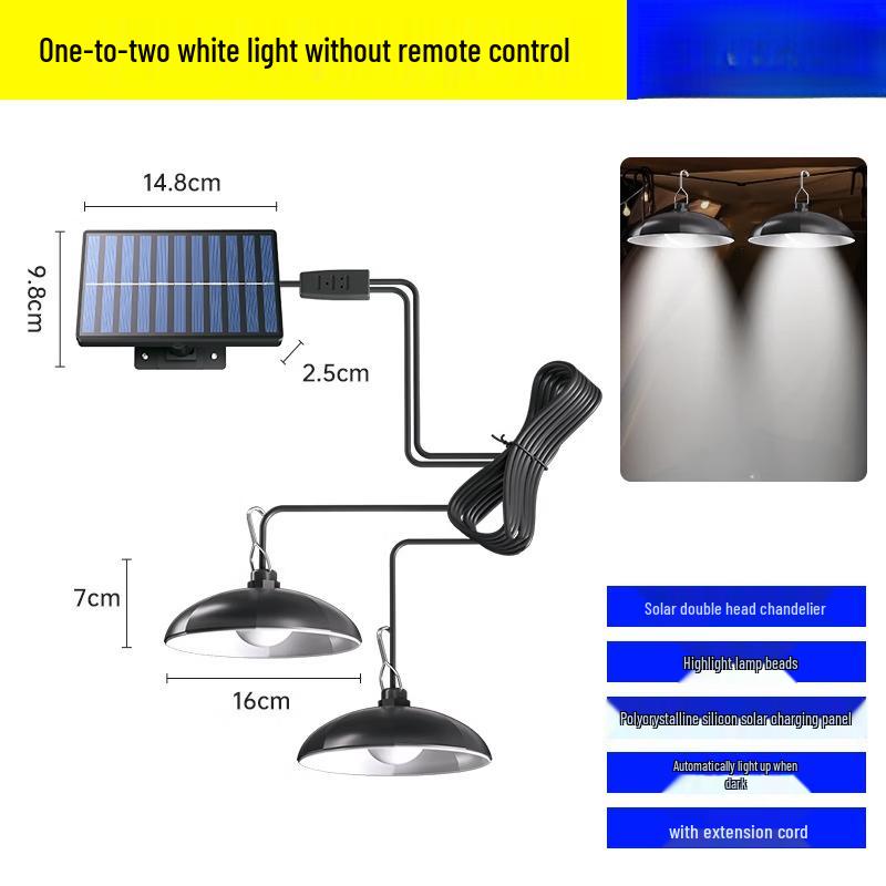 OEING Solar Split Indoor Retro Pendant Light (Two Lamps)