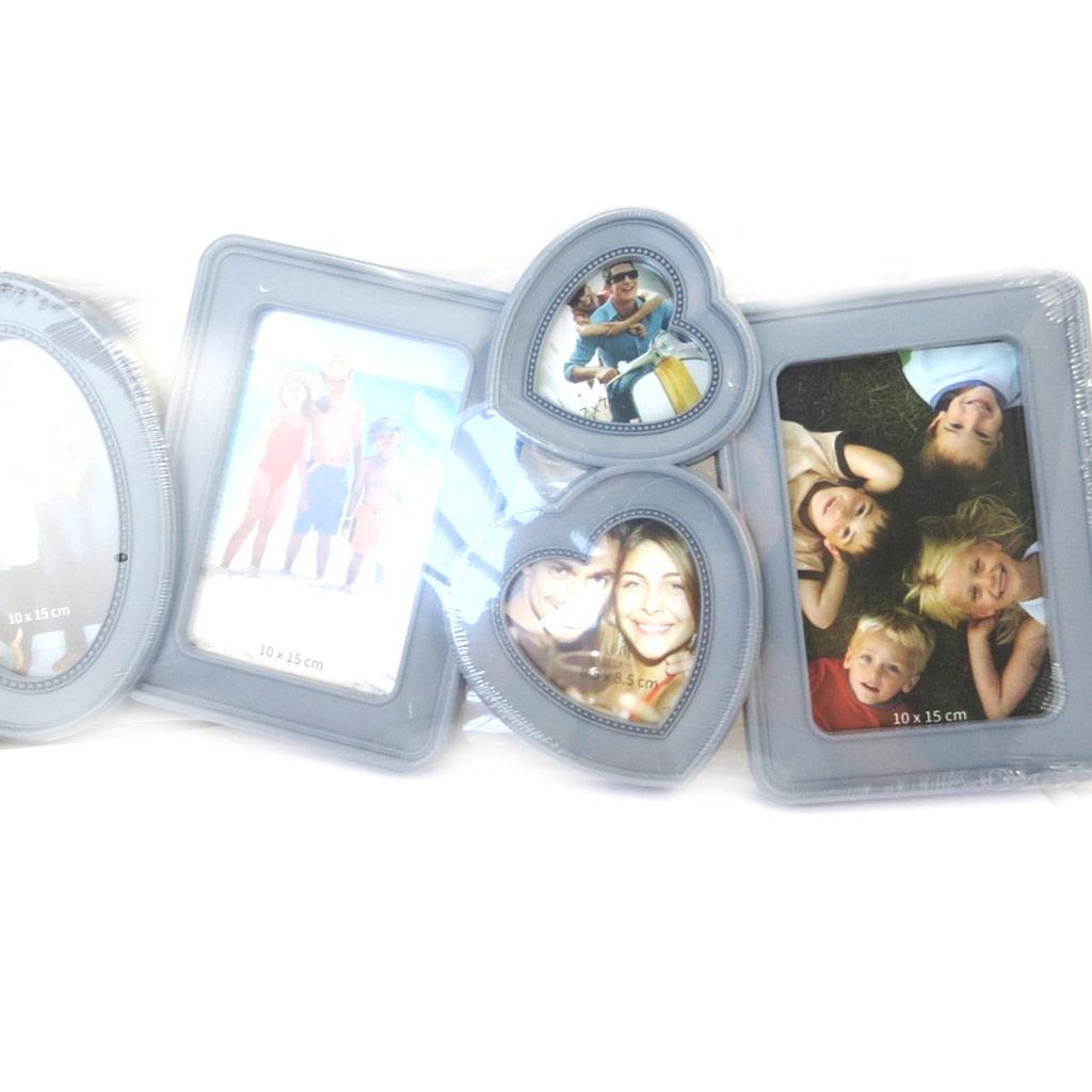 Les Trésors De Lily [M6330] - Szary kolaż „Design” (5 zdjęć)